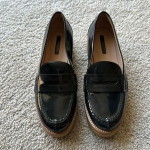 Patent Leather Longchamp Driving Moccasin size 7